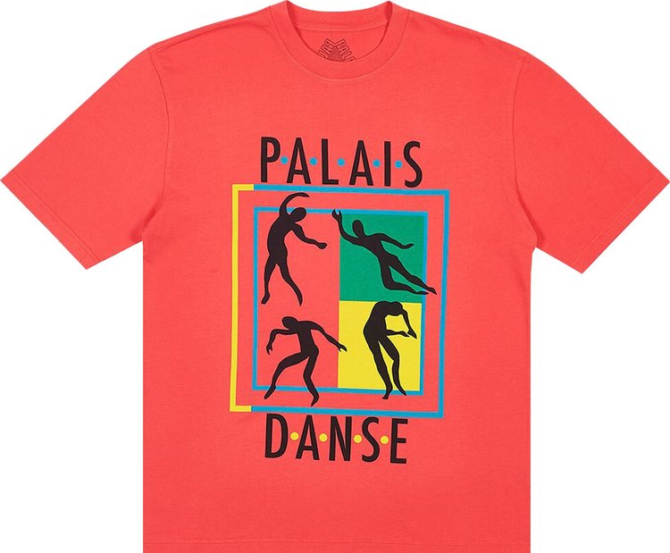 Футболка Palace Danse-Crew T-Shirt 'Light Red', красный