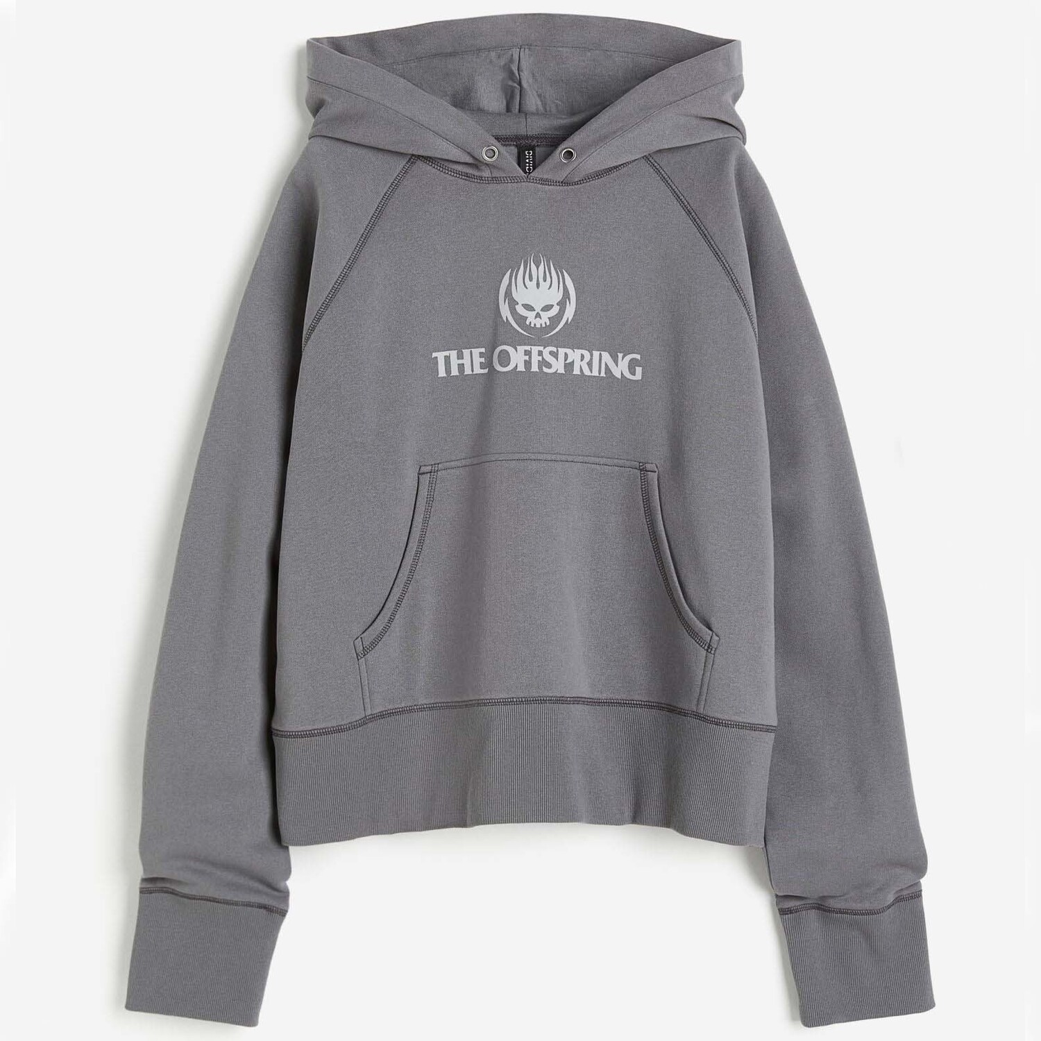 

Худи H&M The Offspring Motiv Oversized, темно-серый