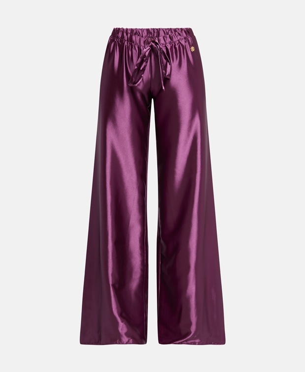 

Широкие брюки Roberto Cavalli, баклажан