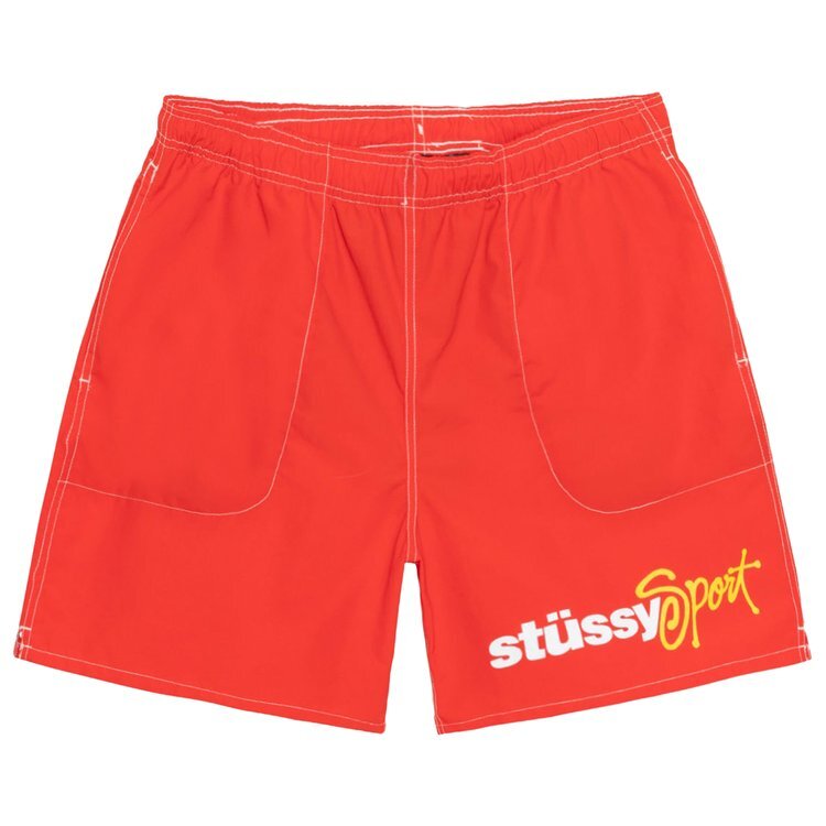 

Шорты Stussy Water Short Sport, цвет Bright Red