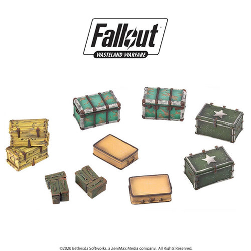 

Фигурки Fallout: Wasteland Warfare Models – Cases And Crates Bethesda