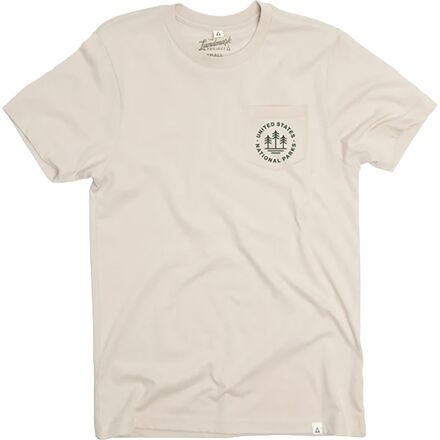 Карманная футболка с короткими рукавами и национальными парками США Landmark Project, цвет Dune