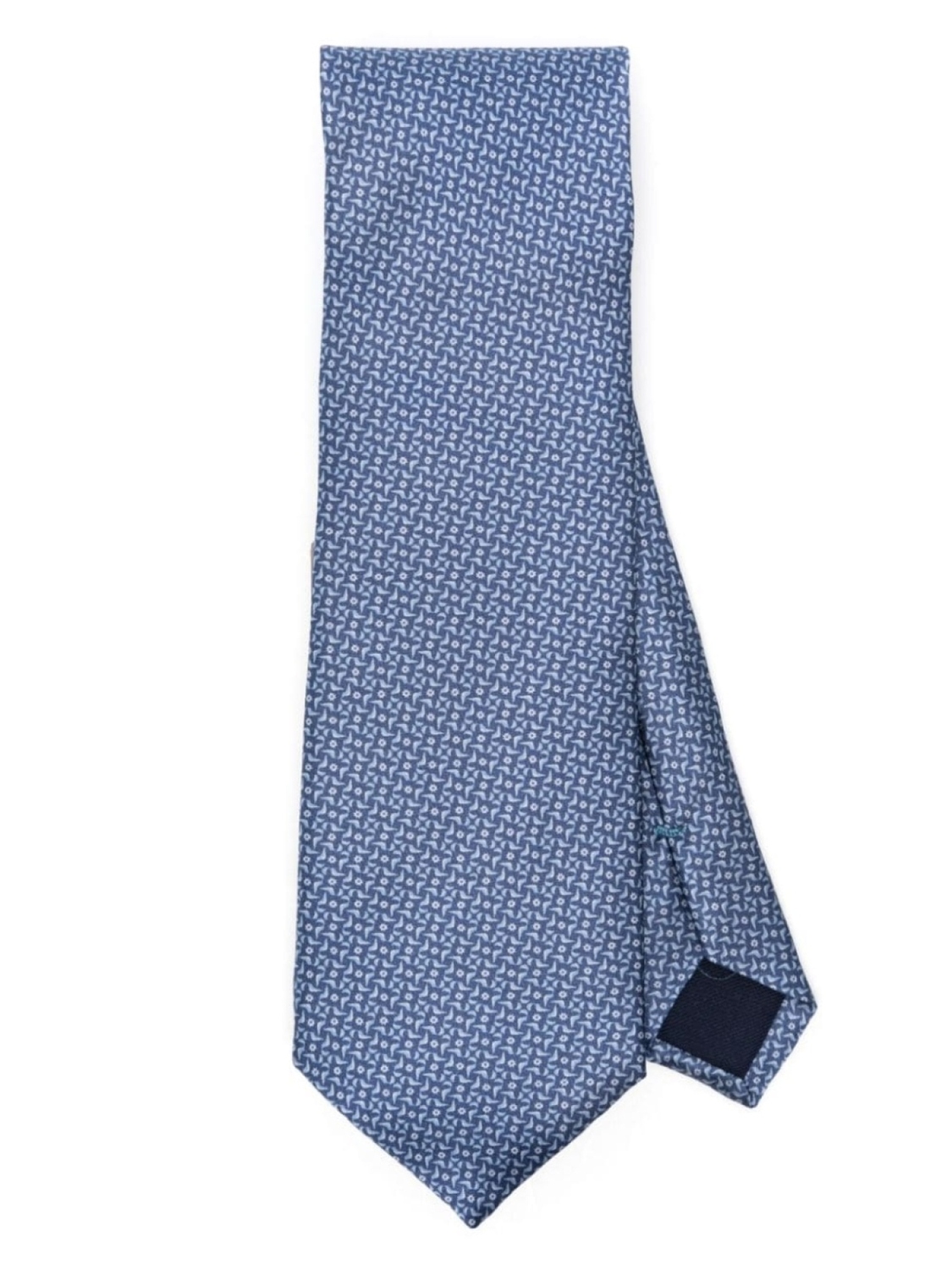 

Corneliani шелковый галстук с цветочным узором, синий