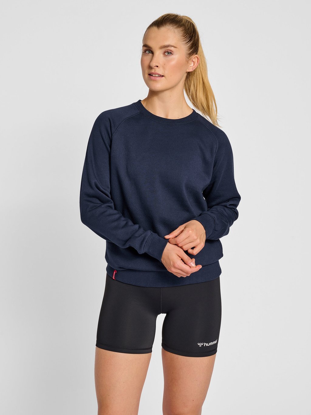 

Толстовка с капюшоном Hummel, серо-голубой, Синий