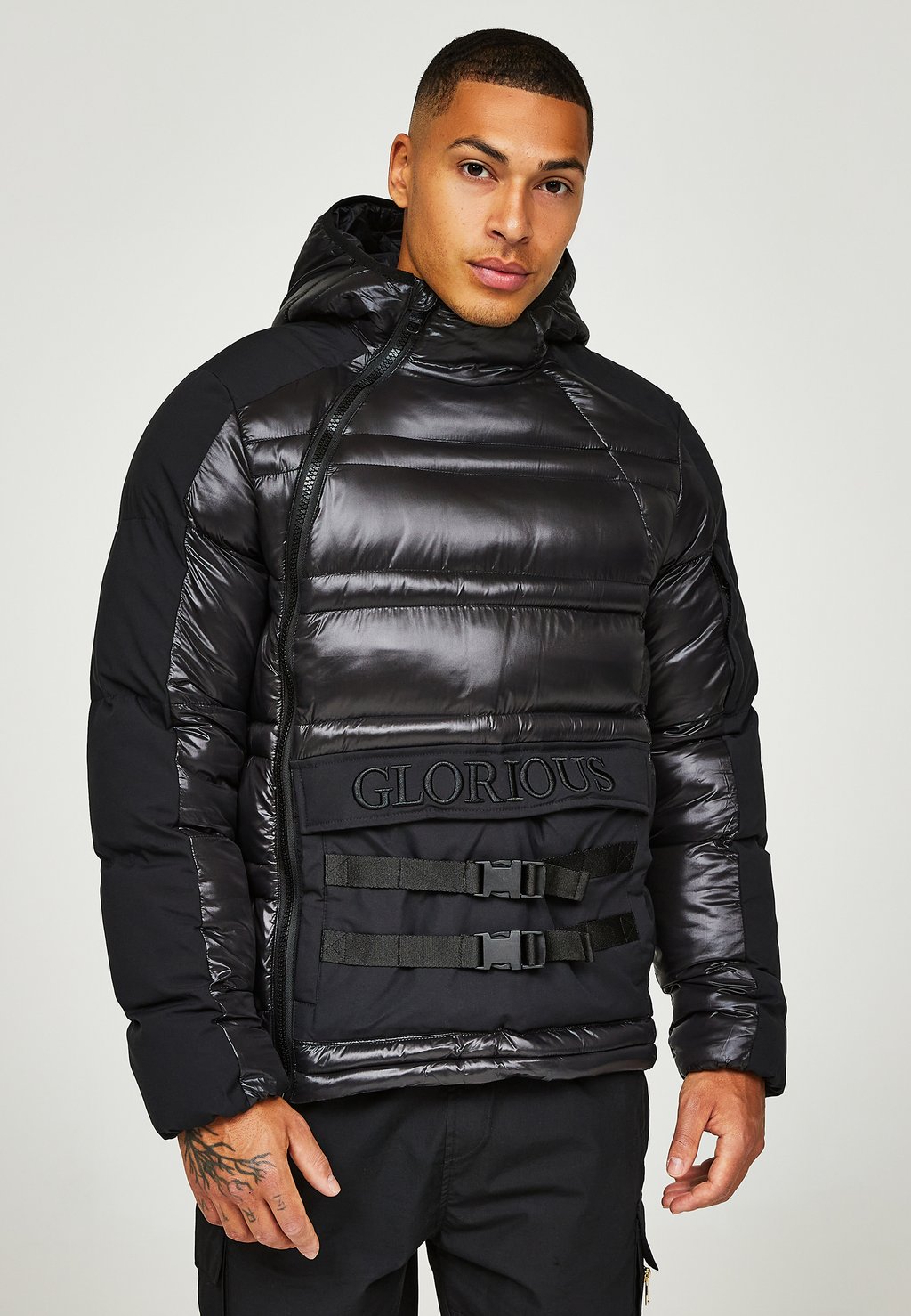 Зимняя куртка NABREO PUFFER JACKET Glorious Gangsta, черный