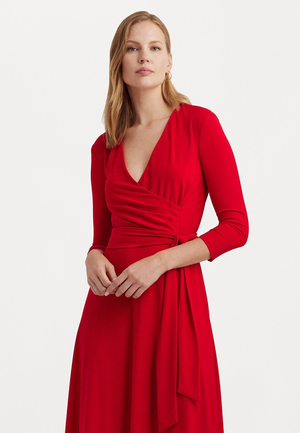 

Платье из джерси Lauren Ralph Lauren CARLYNA РУКАВА 3/4 DAY DRESS, цвет martin red
