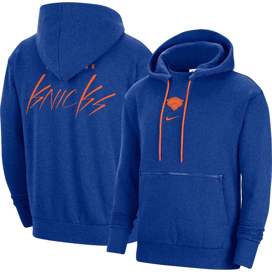 

Пуловер с капюшоном Nike New York Knicks, синий
