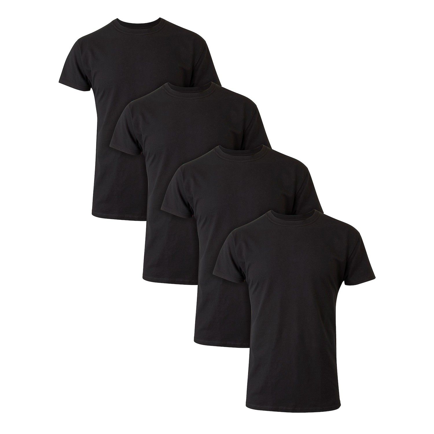 Big & Tall Ultimate Cool Comfort FreshIQ футболки с круглым вырезом, набор из 4 шт. Hanes