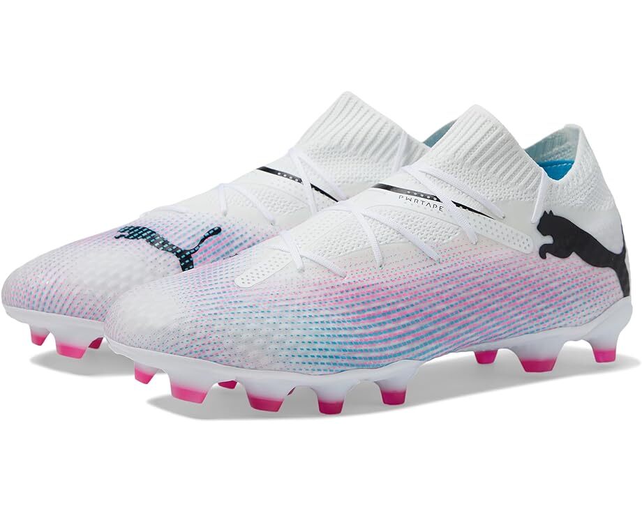

Кроссовки PUMA Future 7 Pro Firm Ground/Artificial Ground, цвет PUMA White/PUMA Black/Poison Pink, Серый, Кроссовки PUMA Future 7 Pro Firm Ground/Artificial Ground, цвет PUMA White/PUMA Black/Poison Pink