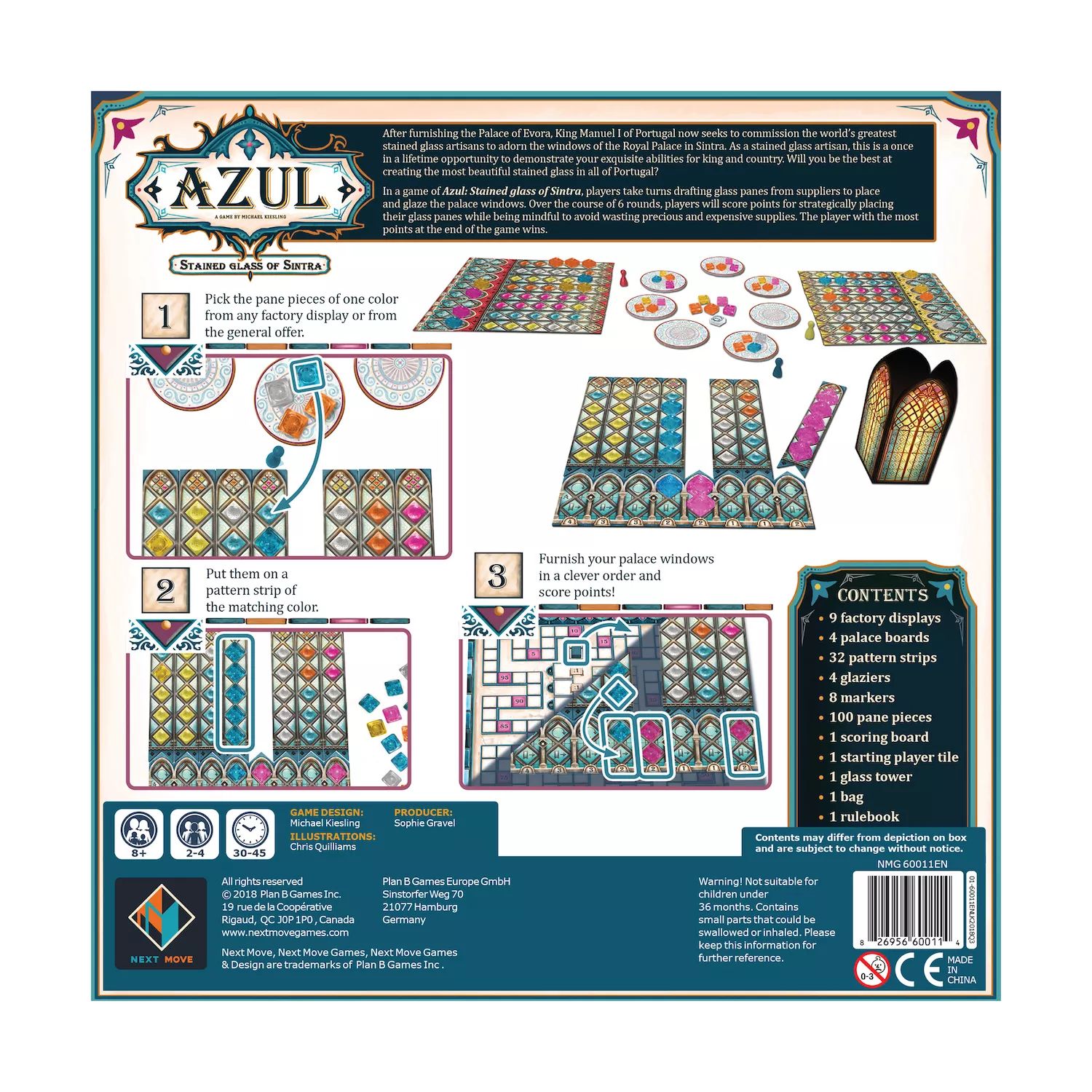 Next Move Games Настольная игра Azul Stained Glass of Sintra Next Move Games