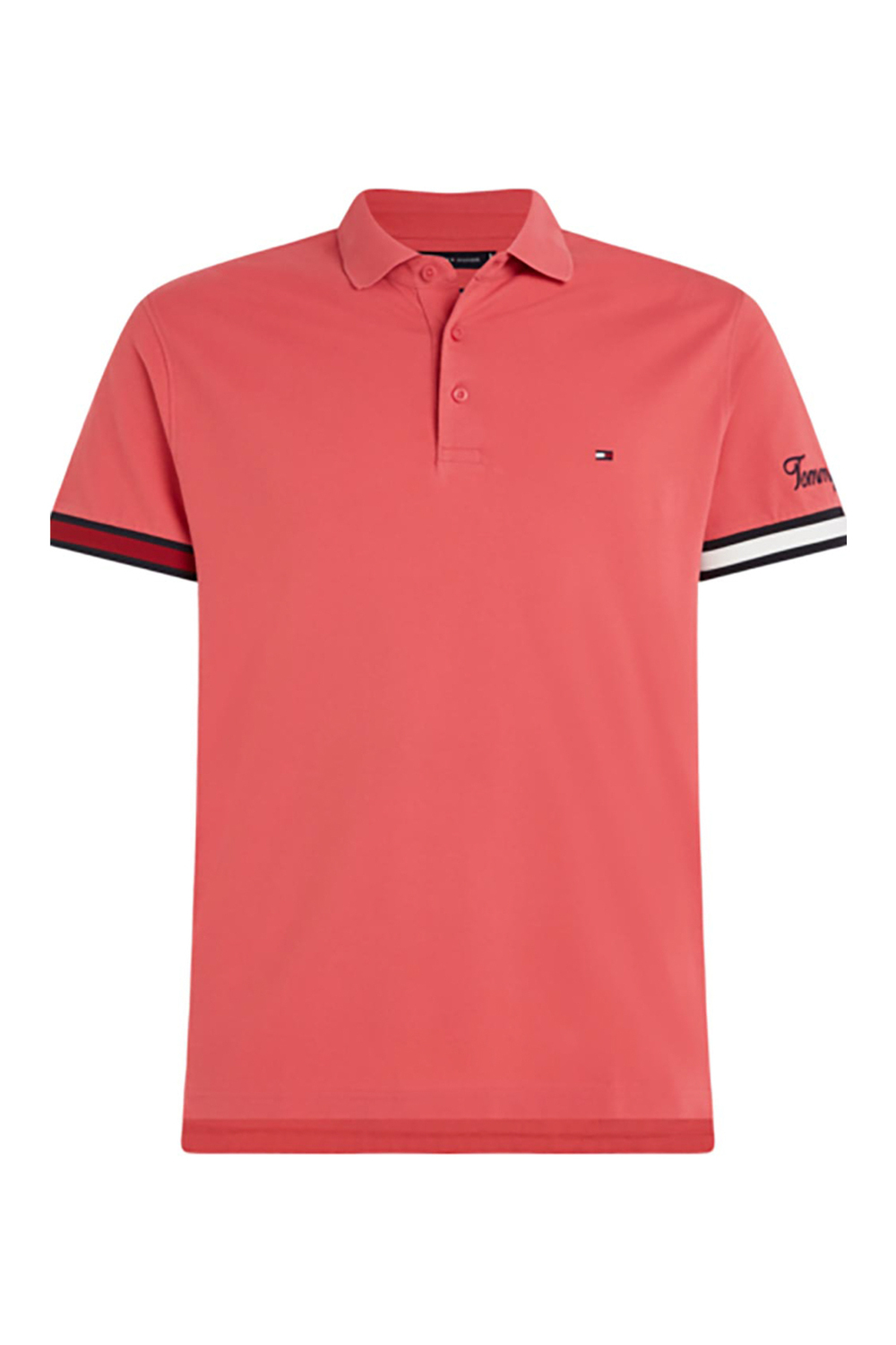 

Красная мужская футболка-поло Tommy Hilfiger, красный