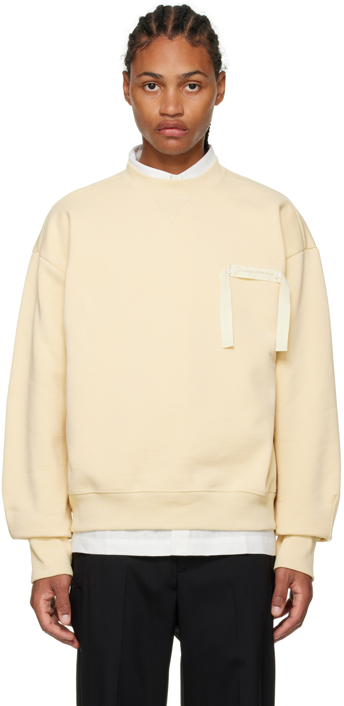 

Бежевая толстовка 'Le Sweatshirt' Jacquemus