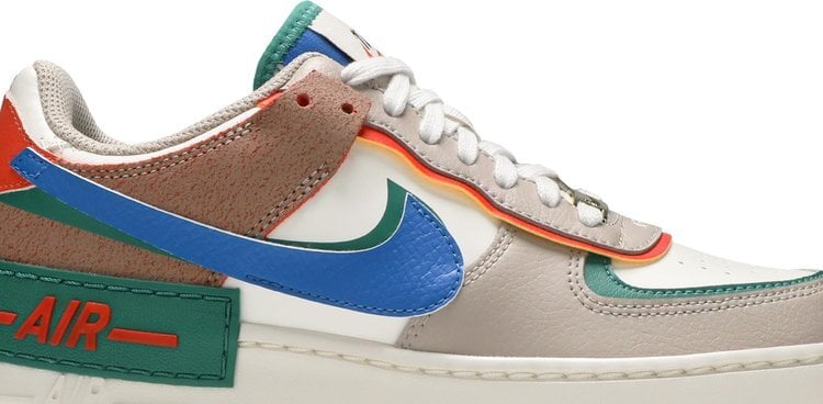 Nike Wmns Air Force 1 Shadow Sail Signal Blue Green