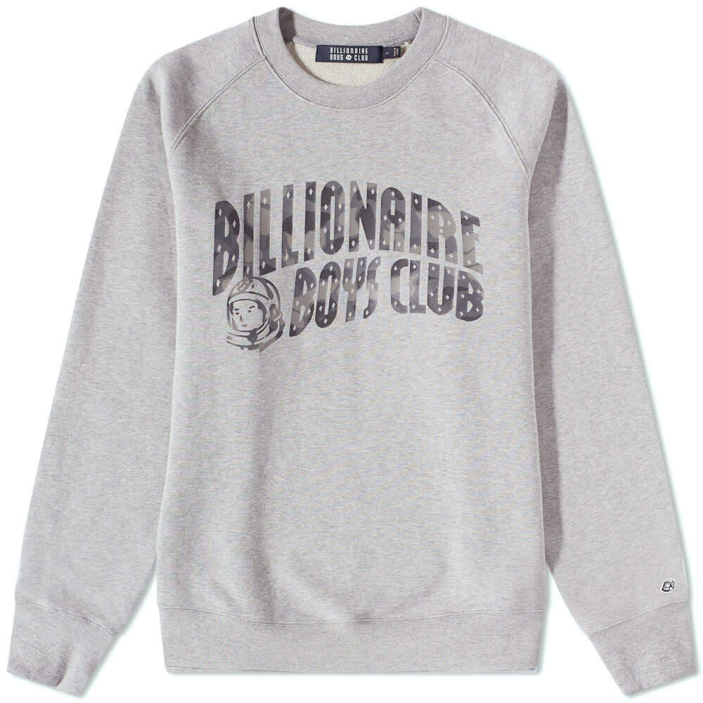

Толстовка Billionaire Boys Club Camo Arch Logo Crew Sweat, Серый