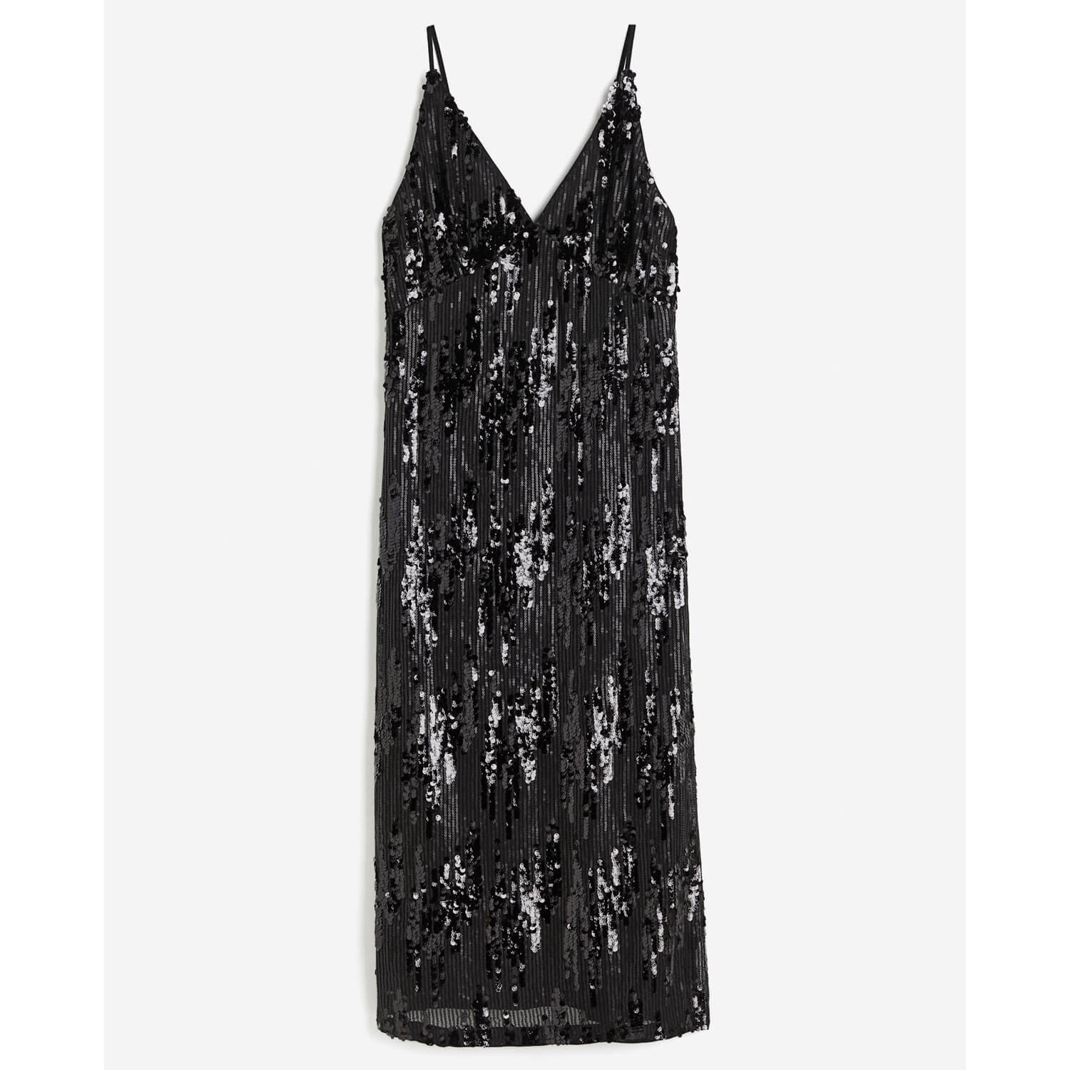 

Платье H&M Sequined Slip, черный