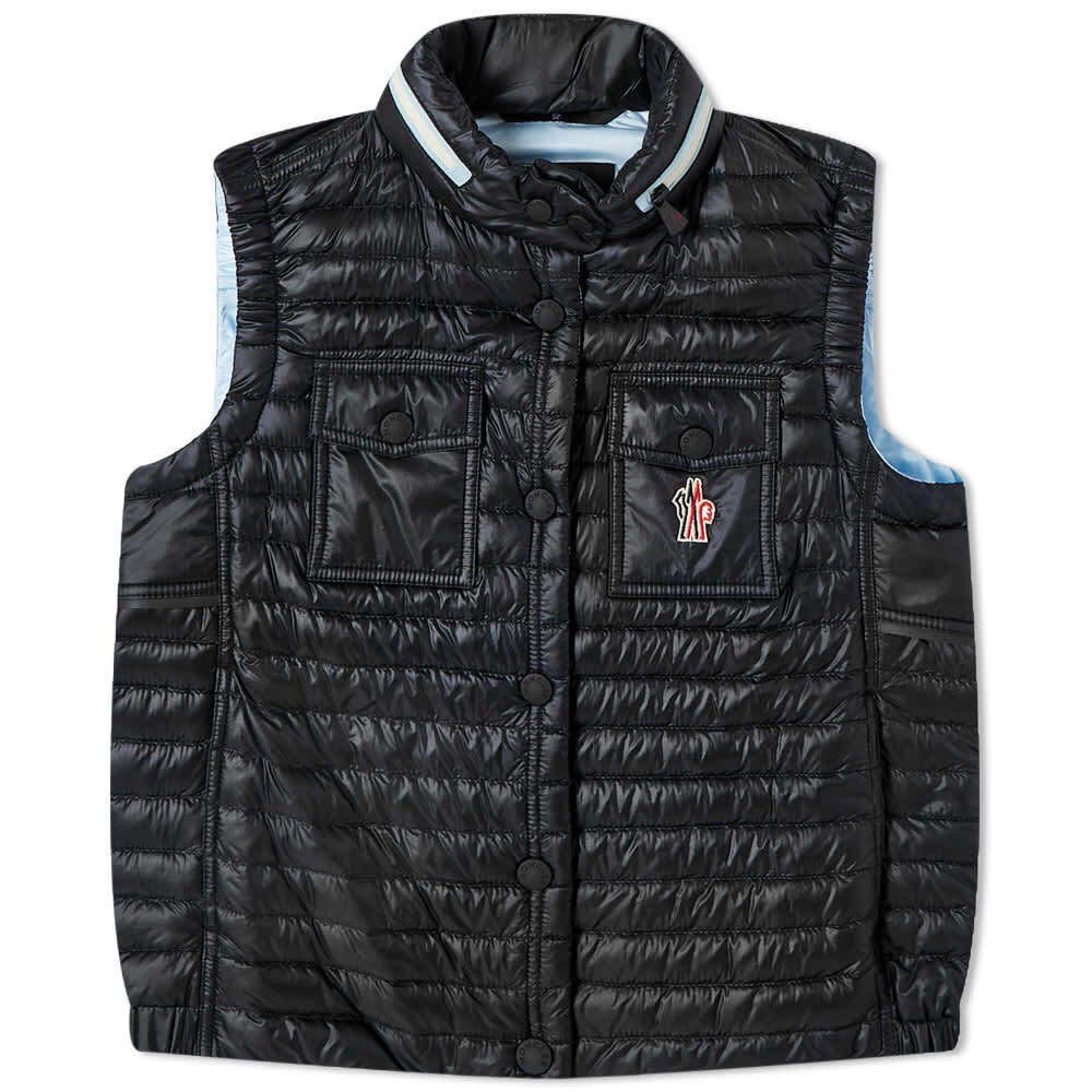 

Гуменовый жилет Moncler Grenoble, Черный