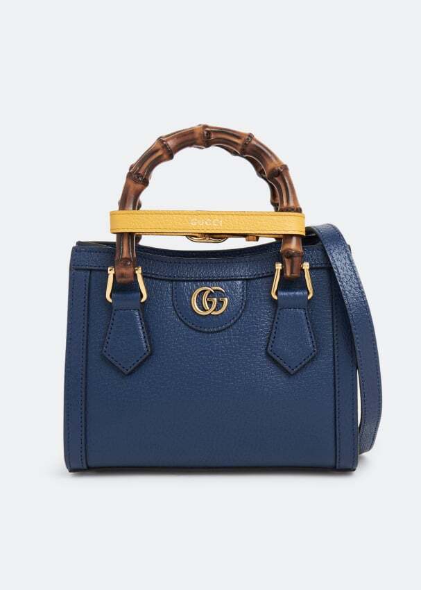

Сумка-тоут GUCCI Diana mini tote bag, синий