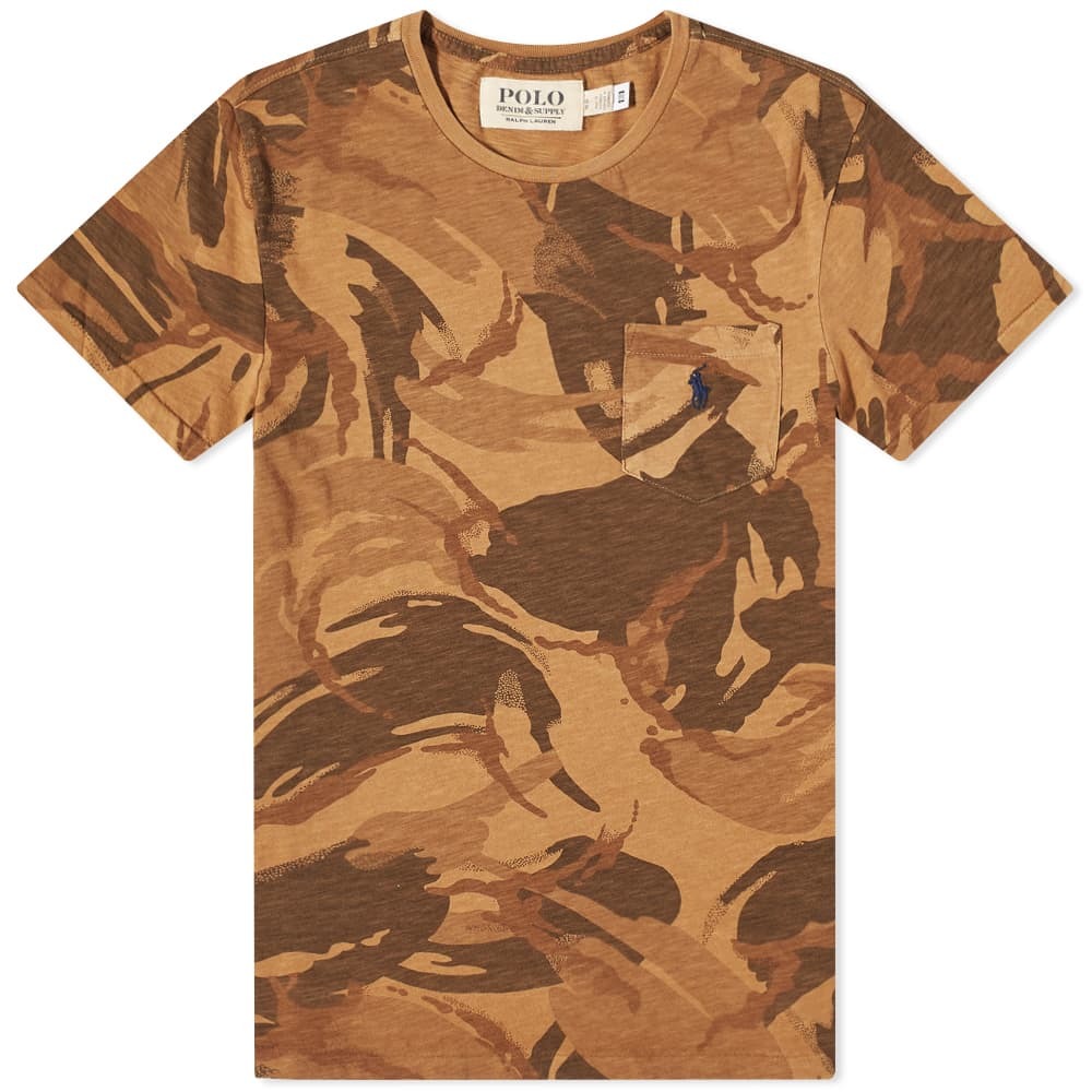 

Футболка Polo Ralph Lauren Camo Tee, Коричневый
