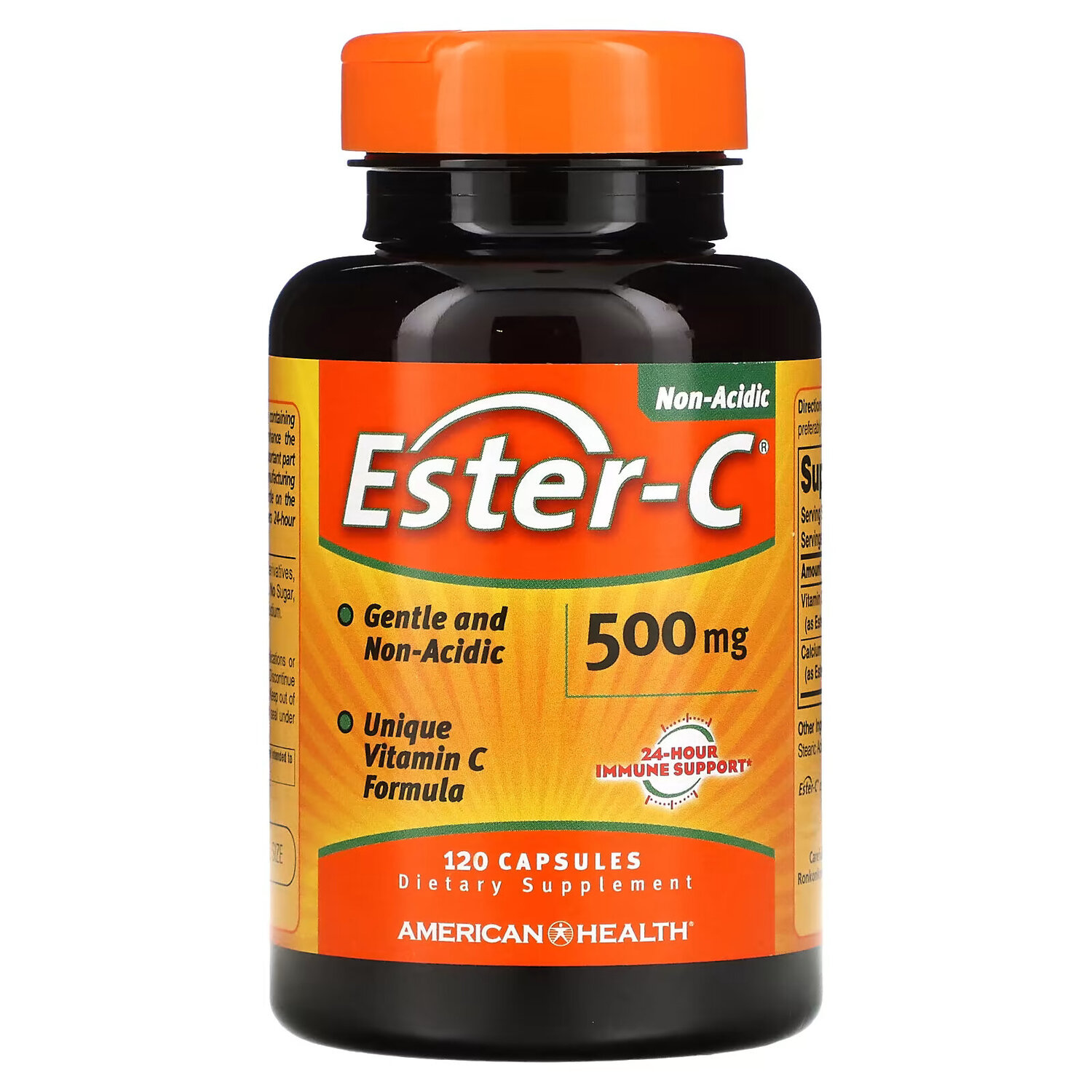

American Health, Ester C, 500 мг, 120 капсул
