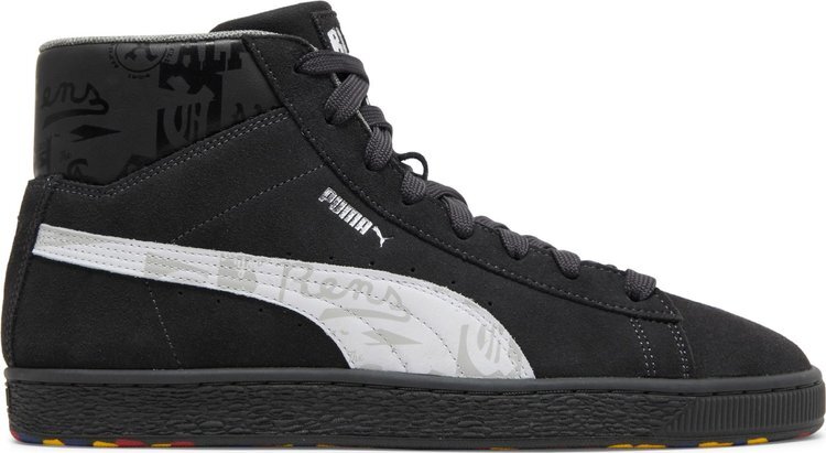 

Кроссовки Puma Black Fives x Suede High Black, черный