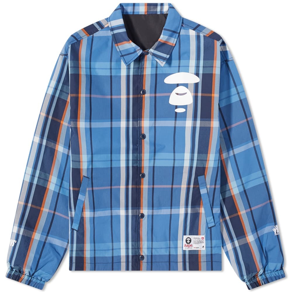 

Тренировочная куртка в клетку APE AAPE by A Bathing Ape, Серый