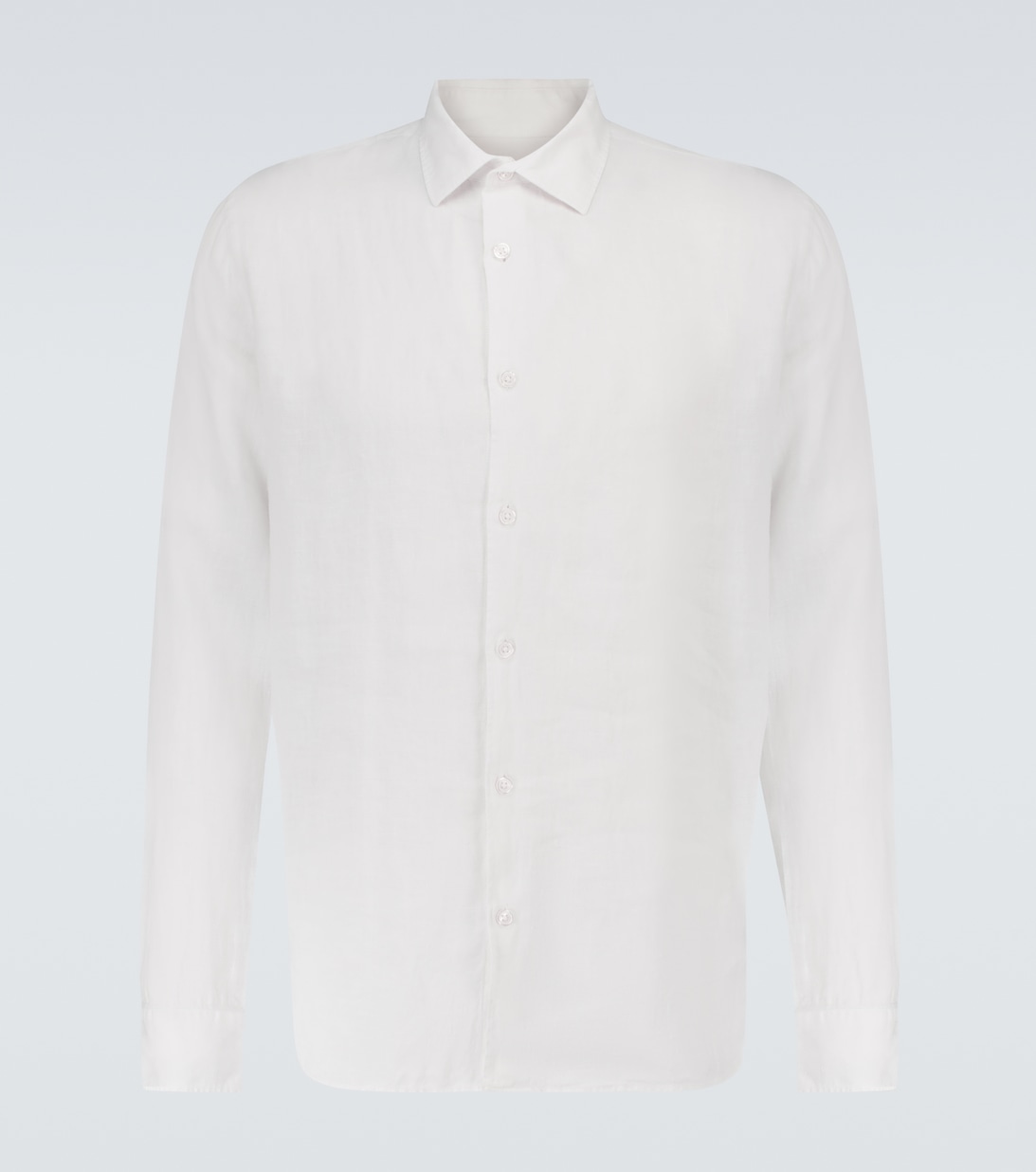 цена Льняная рубашка Giles с длинными рукавами Orlebar Brown, белый
