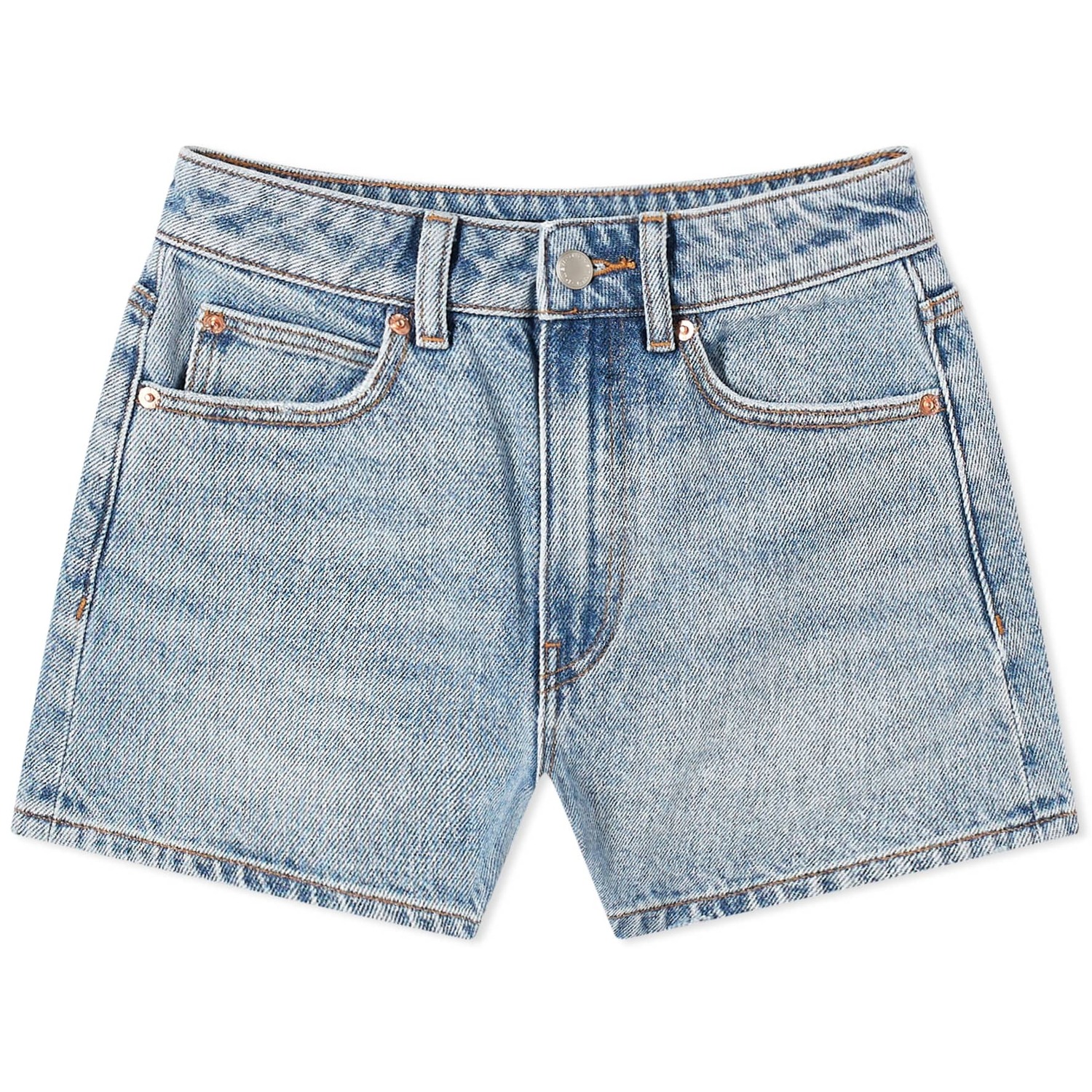 

Шорты Alexander Wang Shorty High Rise Denim, голубой