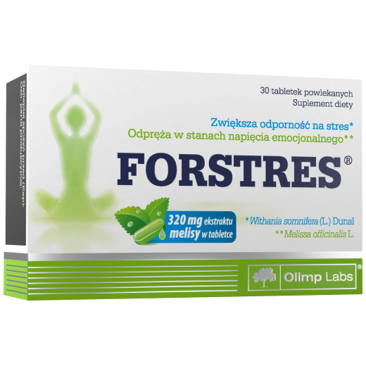 Olimp Forstres таблетки, 30 таблеток/1 упаковка positivum успокоительные таблетки 180 таблеток 1 упаковка