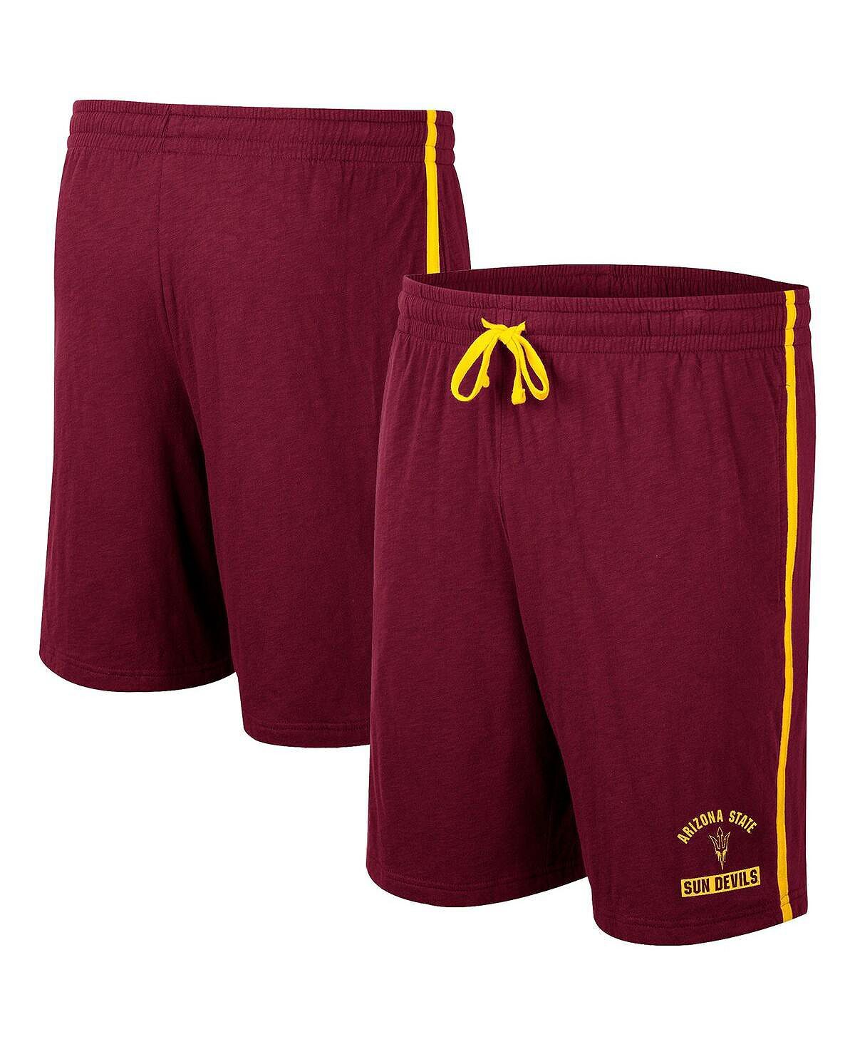 

Мужские шорты maroon arizona state sun devils thunder slub Colosseum