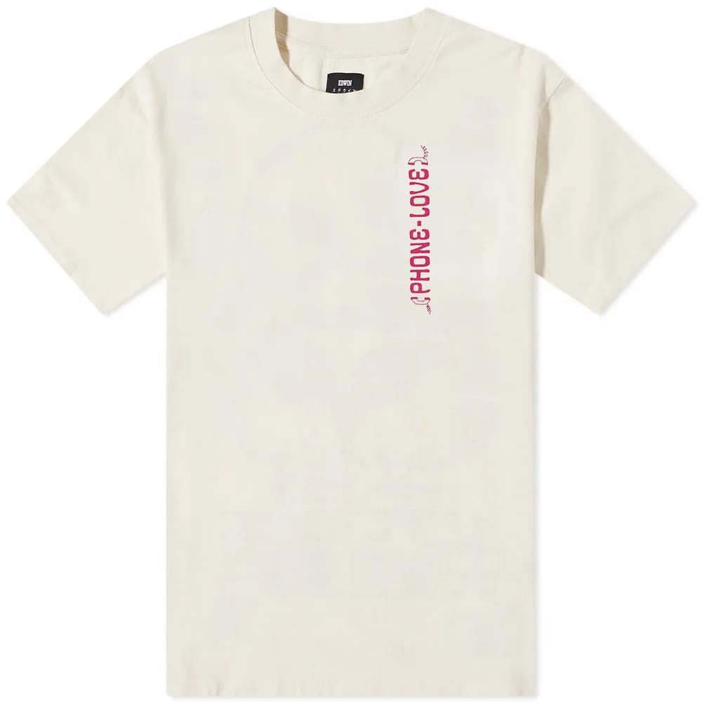 

Футболка Edwin Phone Love Tee, Белый