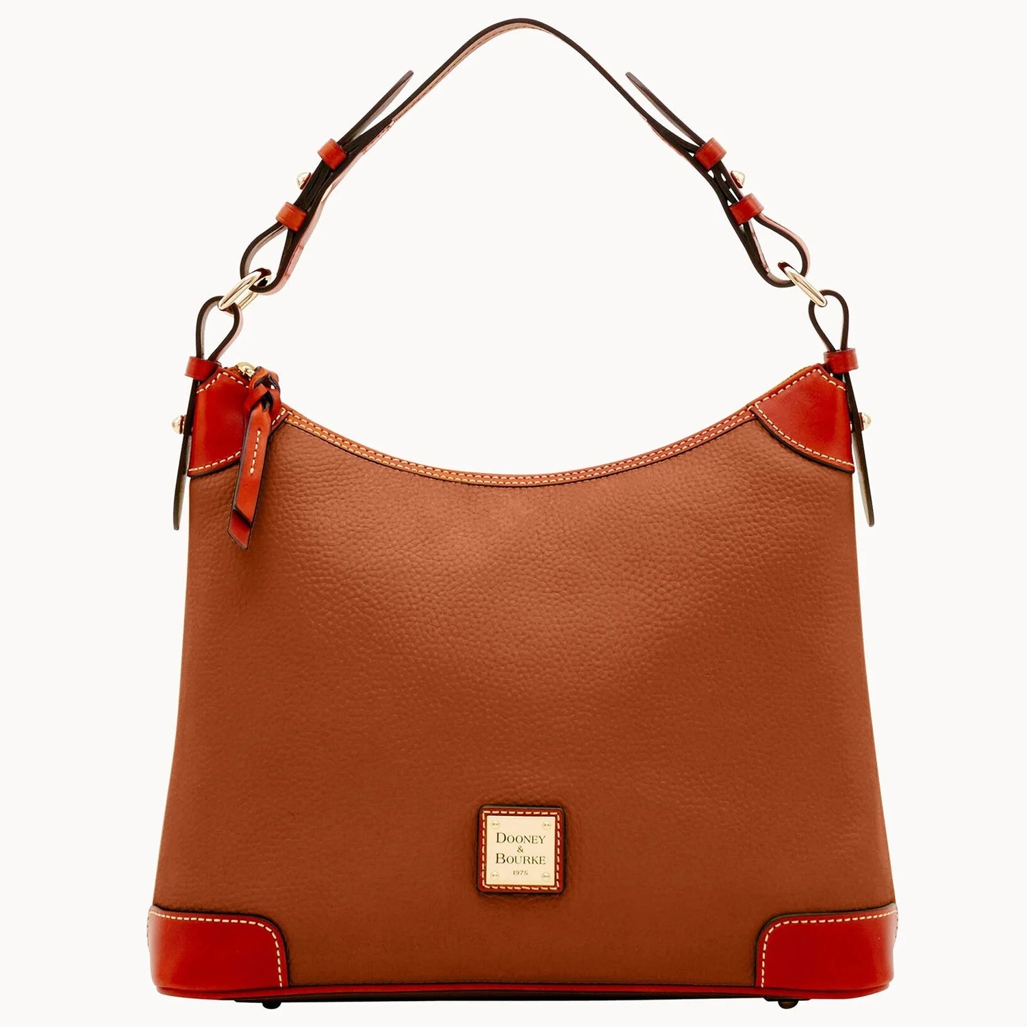 

Сумка хобо Dooney & Bourke Pebble Grain, светло-коричневый