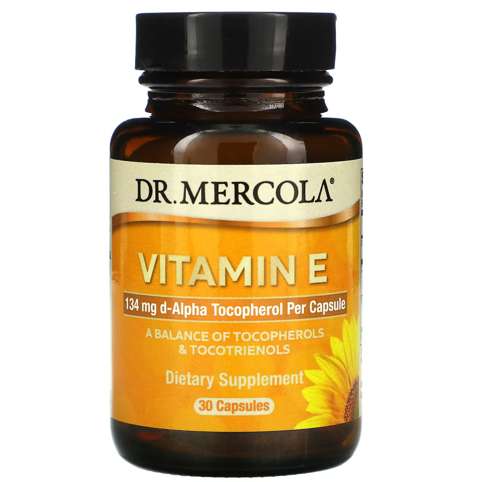 Dr. Mercola, витамин E, 30 капсул dr mercola ферменты желчного пузыря 30 капсул