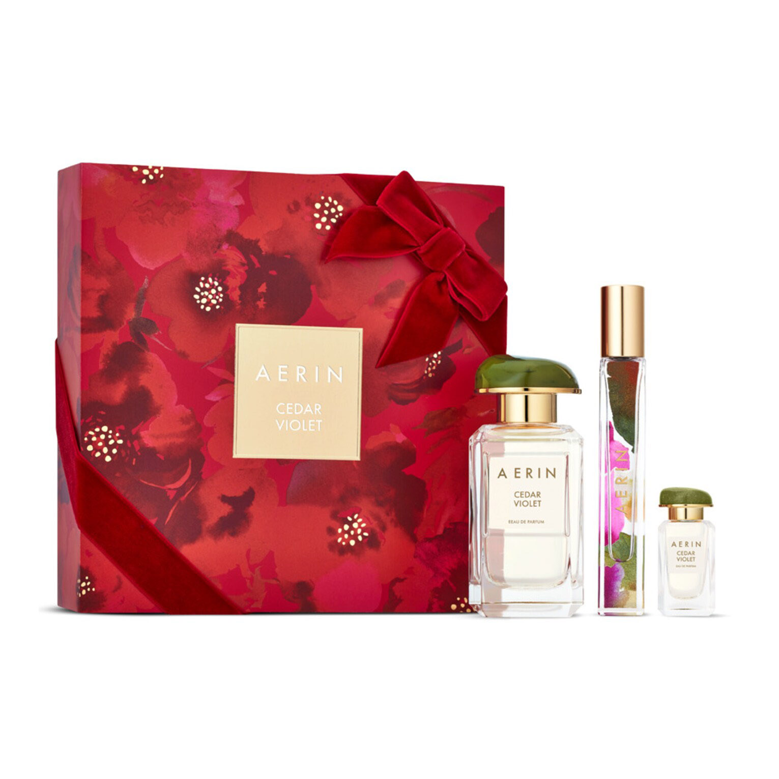 Подарочный парфюмерный набор Estee Lauder Cedar Violet Aerin, 3 предмета подарочный парфюмерный набор estee lauder rose de grasse 2 предмета