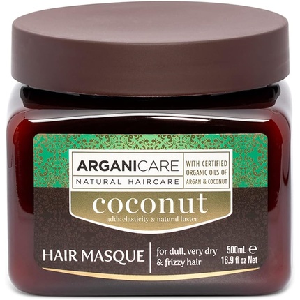 Agn028 Маска для волос с аргановым кокосом, 500 мл, Arganicare