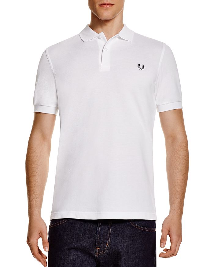 

Рубашка поло узкого кроя из пике Fred Perry