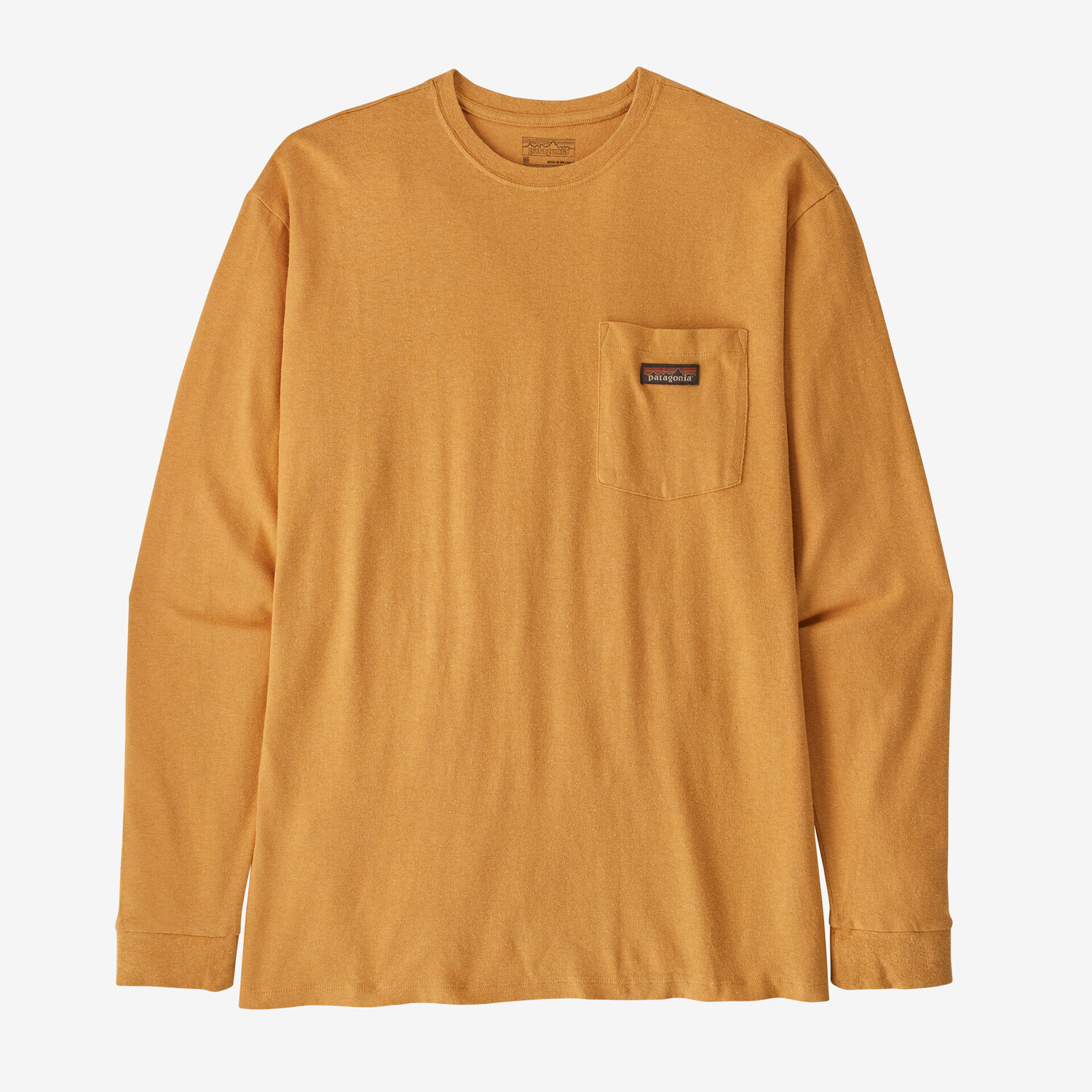 

Мужская футболка с рабочим карманом и длинными рукавами Patagonia, цвет Dried Mango