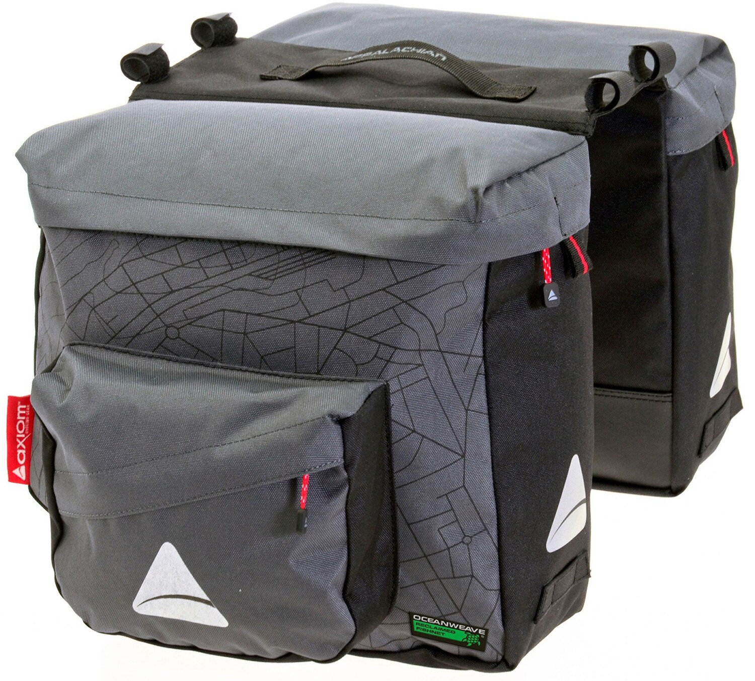 

Двойные кофры Seymour Oceanweave P25 — пара Axiom Cycling Gear, серый