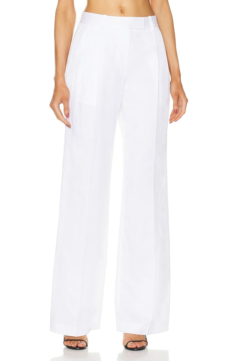 

Брюки Helmut Lang Pleated, цвет Optic White