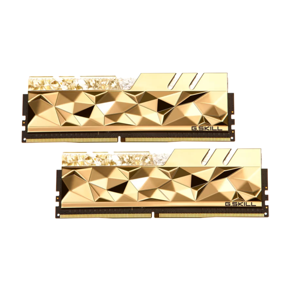 Оперативная память G.SKILL Trident Z Royal Elite, 32 Гб DDR4 (2x16 Гб), 4000 МГц, F4-4000C16D-32GTEG модуль памяти ddr4 32gb 2 16gb g skill f4 4266c16d 32gtes trident z royal elite silver pc4 34100 4266mhz