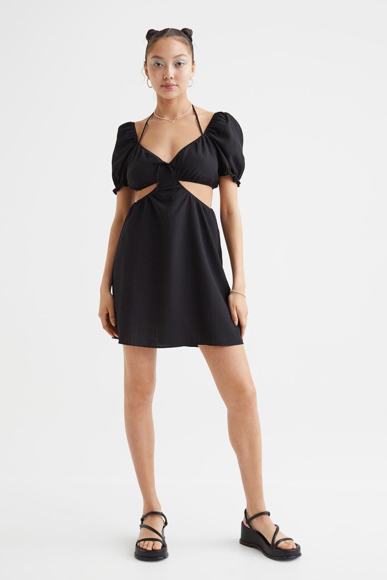 

Платье с вырезами H&M, черный
