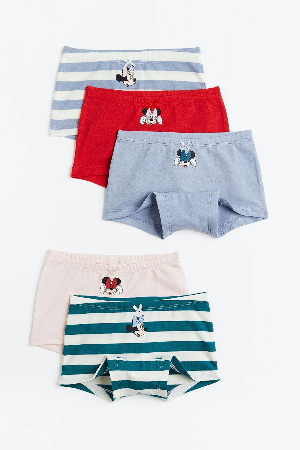 

Хлопковые боксеры 5 пар H&M Minnie Mouse, синий