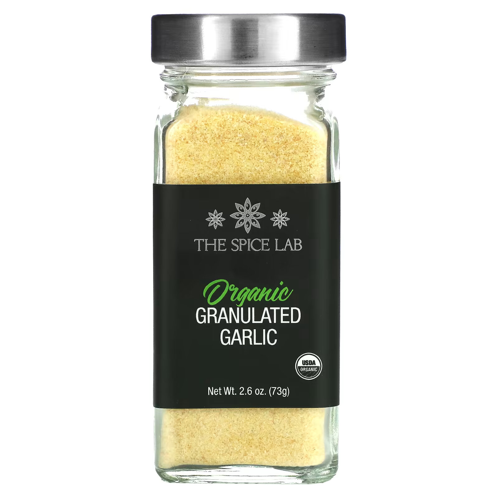 The Spice Lab, Органический гранулированный чеснок, 73 г (2,6 унции) the spice lab органический молотый allspice 42 г 1 5 унции