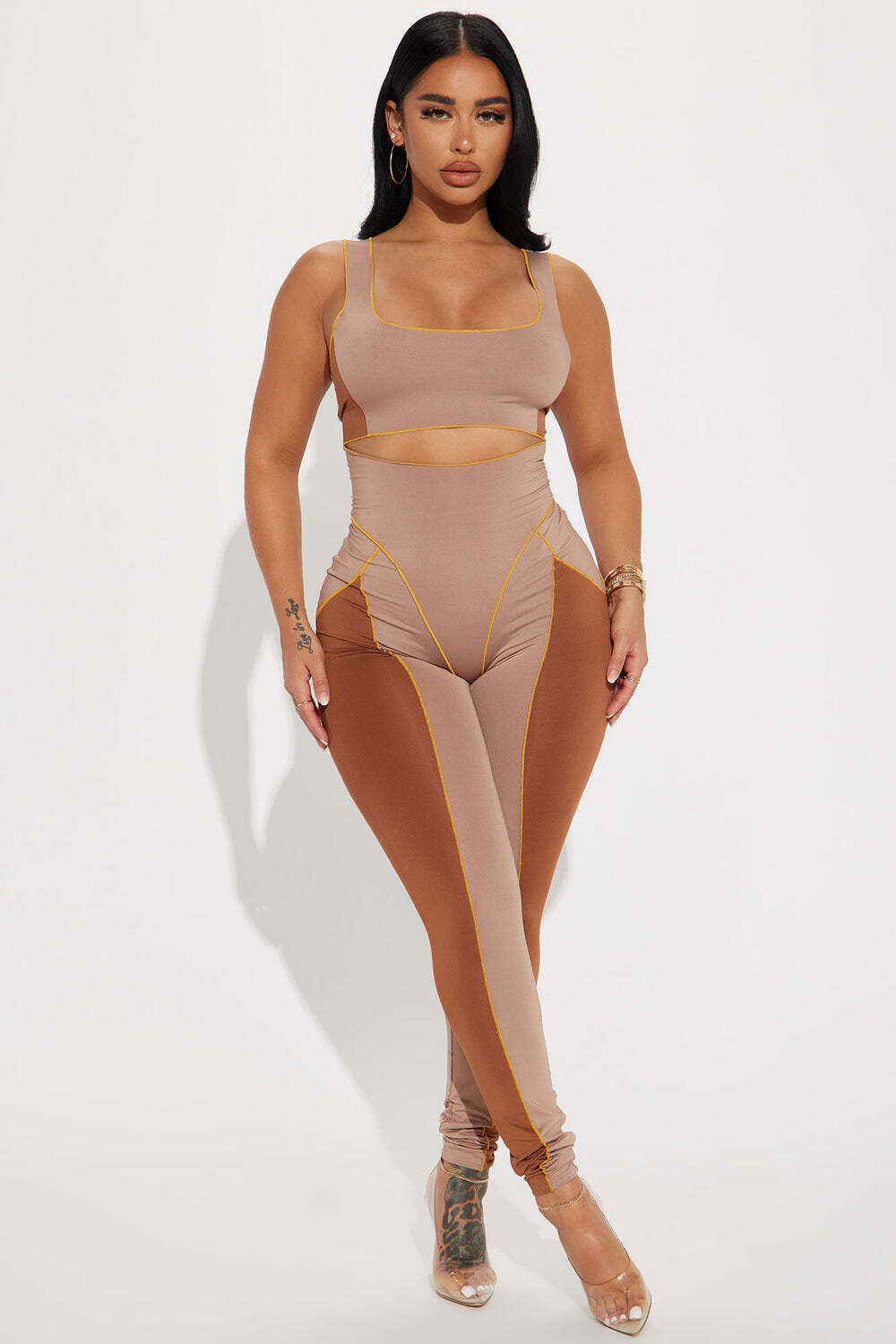 

Комбинезон Fashion Nova EJ1476N, мокко