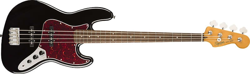 

Classic Vibe '60s Jazz Bass, гриф Laurel, черный Squier Vibe '60s Jazz Bass Bass Guitars 0374530506