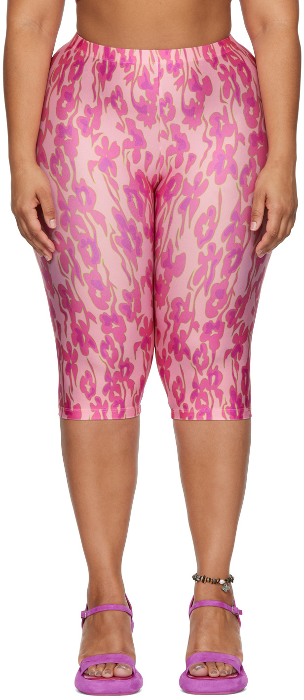 

SSENSE Эксклюзивные розовые леггинсы Leo DOS SWIM