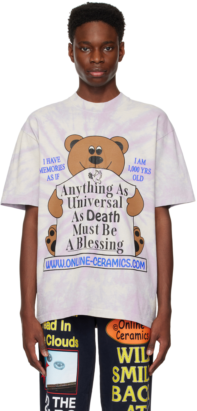 

Фиолетовая футболка Universal Death Blessing Online Ceramics