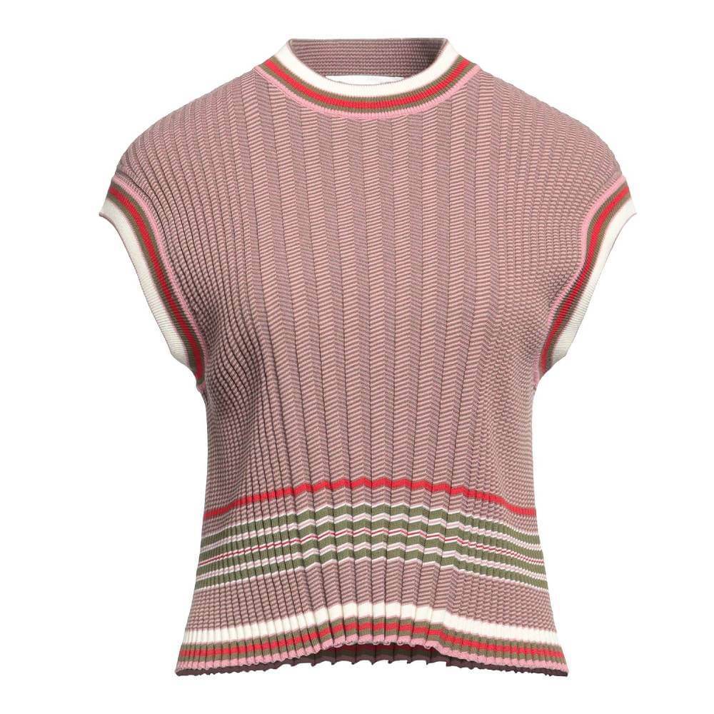 

Жилет Victoria Beckham Cashmere, розовый/зеленый