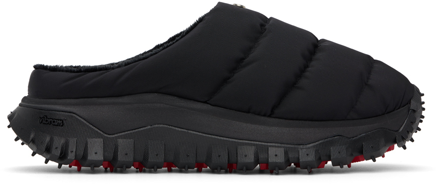 

6 Moncler 1017 Alyx 9SM Черные мюли Trailgrip Après Mules Moncler Genius
