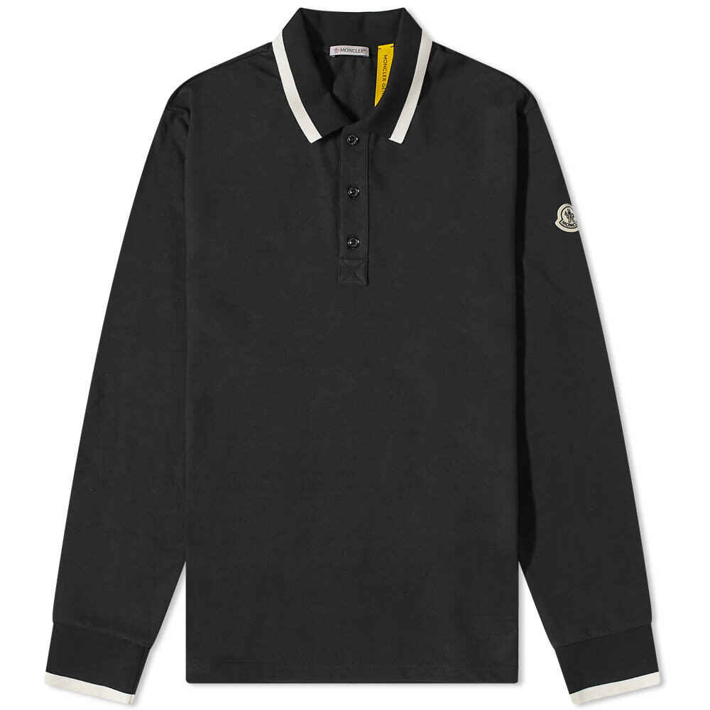 

Футболка Moncler Genius x Fragment Long Sleeve Polo, Черный
