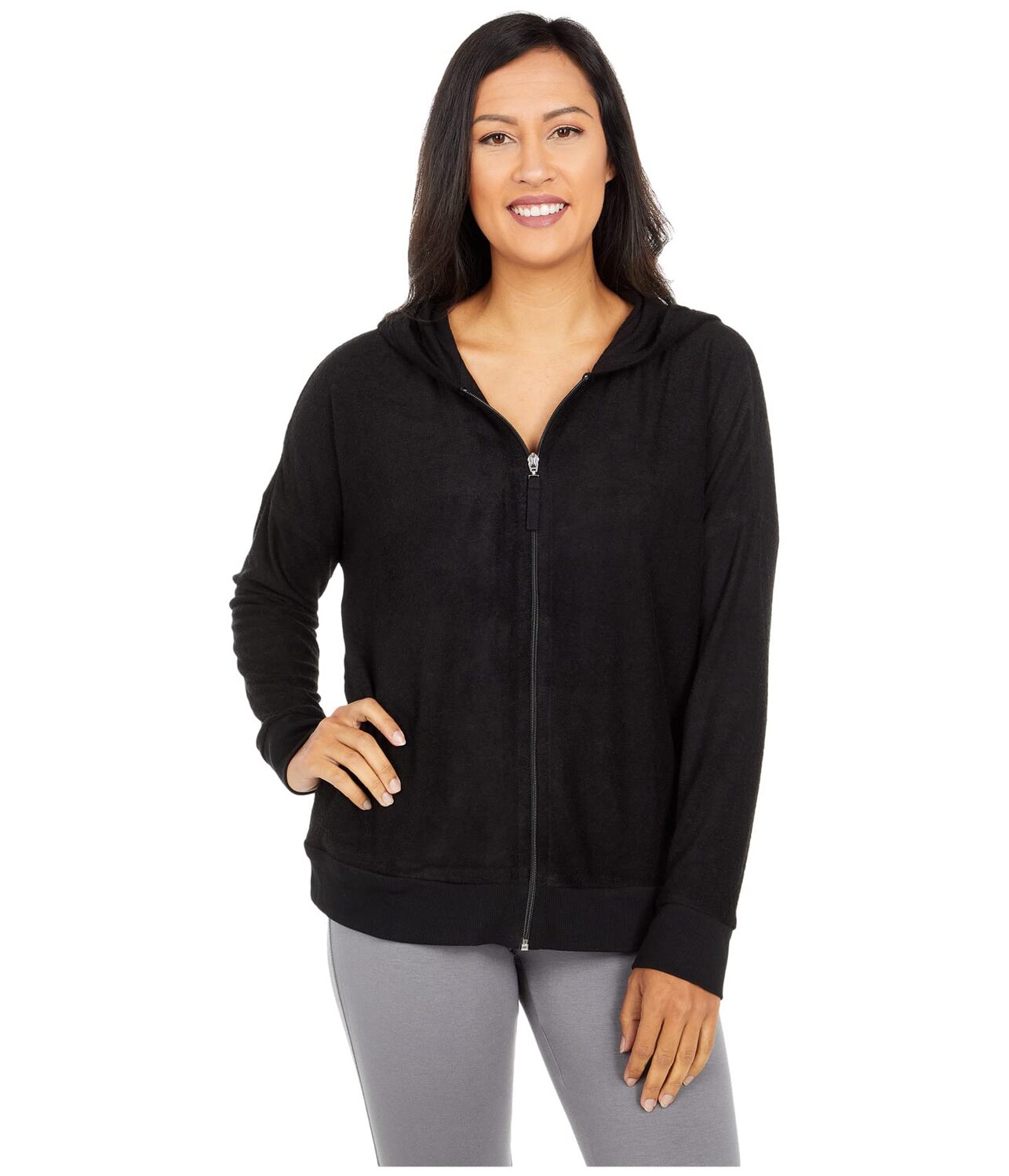 

Худи N by Natori, Terry Lounge Hoodie, Черный